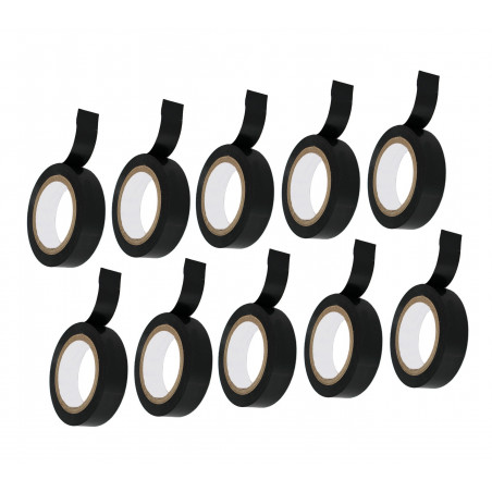 Set of 10 rolls isolate tape (black, 1.8 cm x 100 meters in Set of 10 rolls isolate tape (black, 1.8 cm x 100 meters in