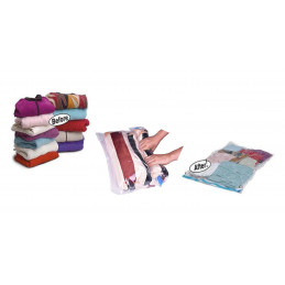 Set of 4 roll-up vacuum bags (60x80 cm, no vacuum cleaner