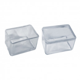 Kaffee 43x23x32mm LOVIVER Silikon Stuhl Kappen Stuhlkappen rechteckig Stuhlbeinkappen Bodenschützer Füße Pads 10er Set