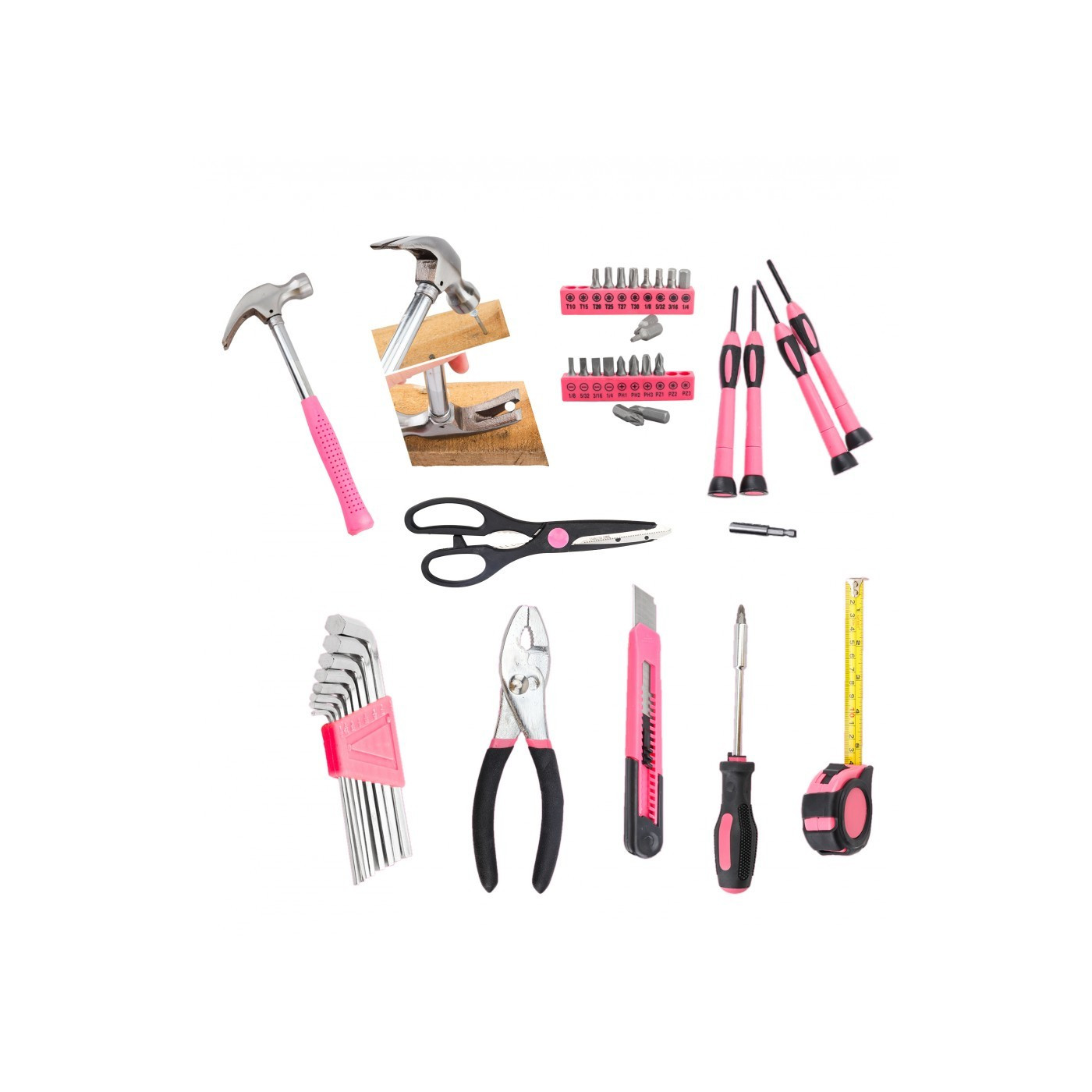 Schönes Geschenk für Frauen: Werkzeugset rosa
