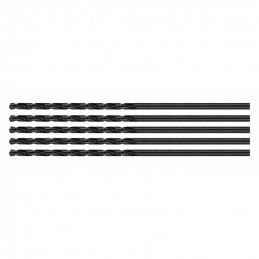 Set of 5 metal drill bits (HSS, 3.0x160 mm)